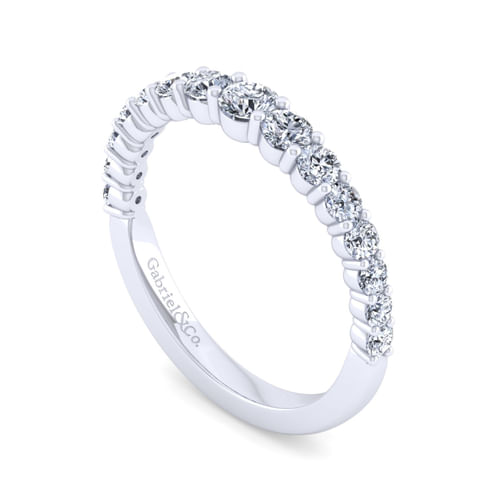14K White Gold Diamond Matching Wedding Band