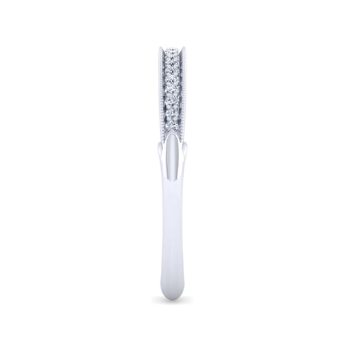14K White Gold Diamond Matching Wedding Band