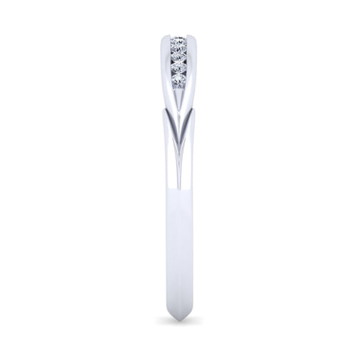 14K White Gold Diamond Matching Wedding Band