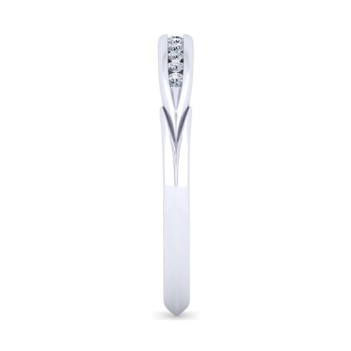 14K White Gold Diamond Matching Wedding Band