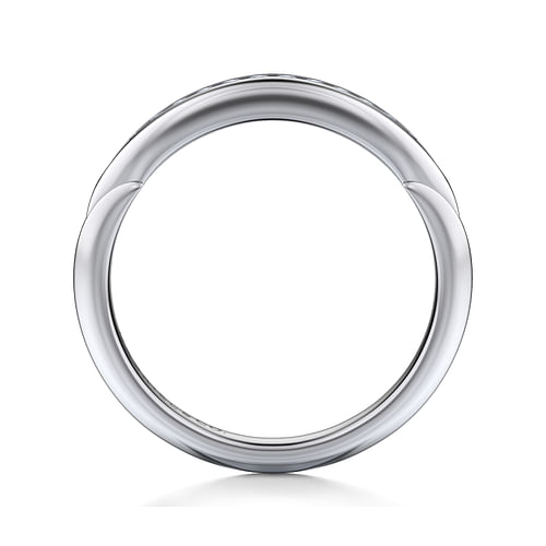 14K White Gold Diamond Matching Wedding Band