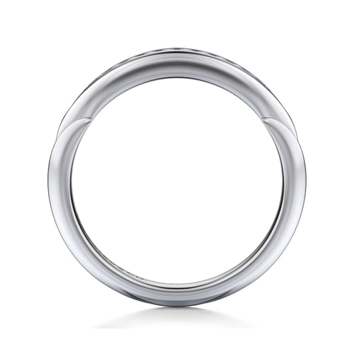14K White Gold Diamond Matching Wedding Band