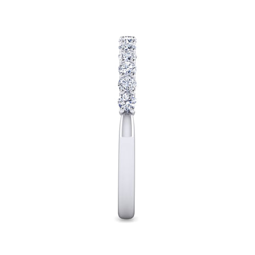 14K White Gold Diamond Matching Wedding Band