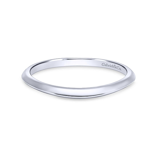 Gabriel - 14K White Gold Diamond Matching Wedding Band