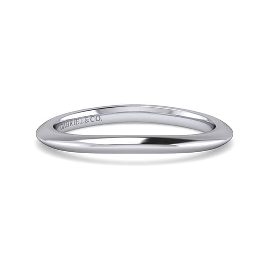 Gabriel - 14K White Gold Diamond Matching Wedding Band