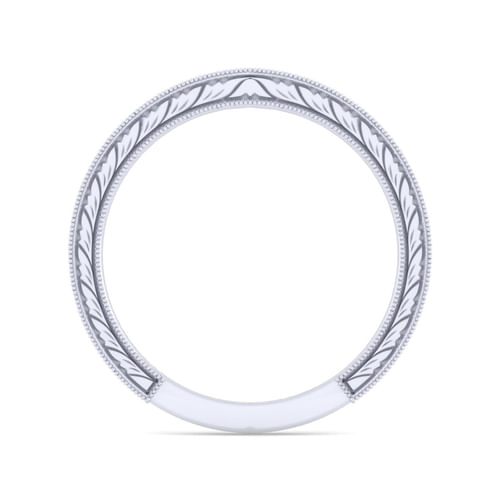 14K White Gold Diamond Matching Wedding Band