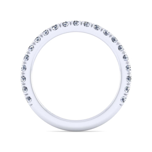 14K White Gold Diamond Matching Wedding Band