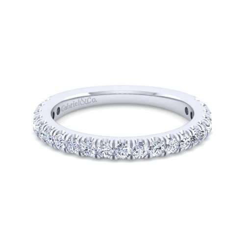 14K White Gold Diamond Matching Wedding Band