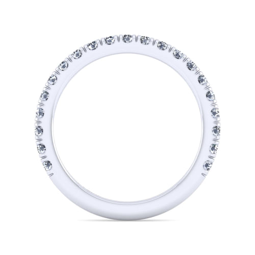 14K White Gold Diamond Matching Wedding Band