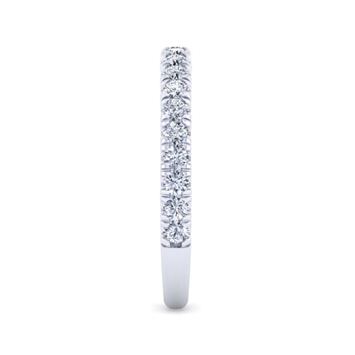 14K White Gold Diamond Matching Wedding Band