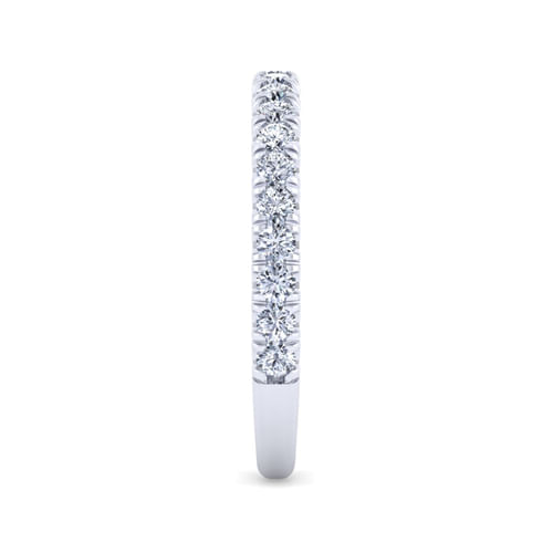 14K White Gold Diamond Matching Wedding Band