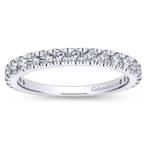 14K White Gold Diamond Matching Wedding Band