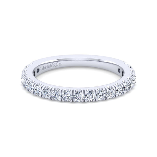 Gabriel - 14K White Gold Diamond Matching Wedding Band