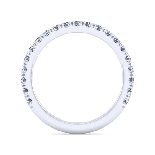 14K White Gold Diamond Matching Wedding Band
