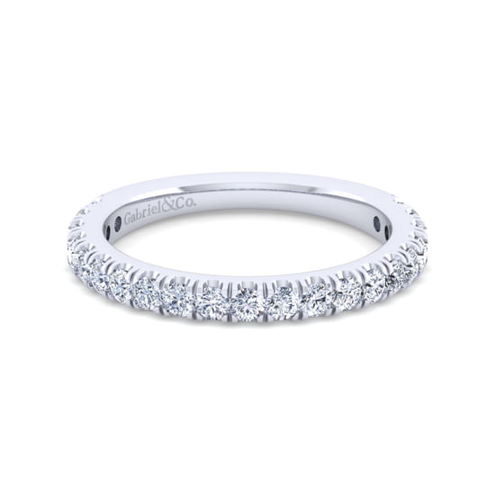 Gabriel - 14K White Gold Diamond Matching Wedding Band