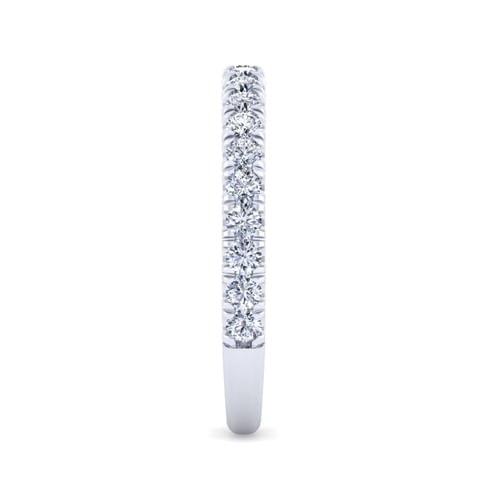 14K White Gold Diamond Matching Wedding Band