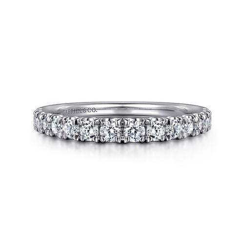 14K White Gold Diamond Matching Wedding Band