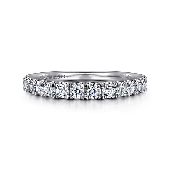 Gabriel - 14K White Gold Diamond Matching Wedding Band