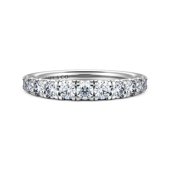 Gabriel - 14K White Gold Diamond Matching Wedding Band