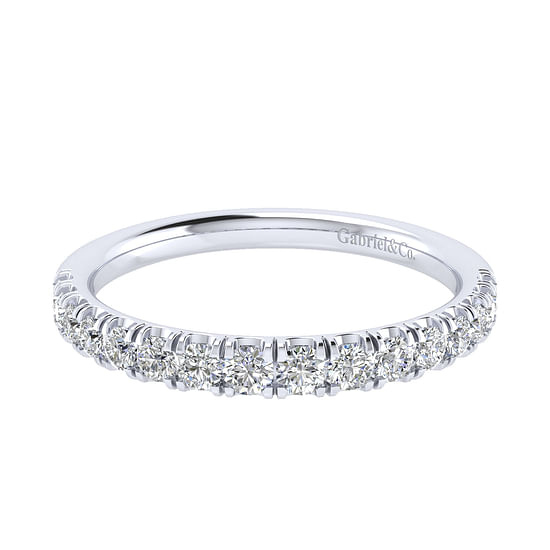 Gabriel - 14K White Gold Diamond Matching Wedding Band