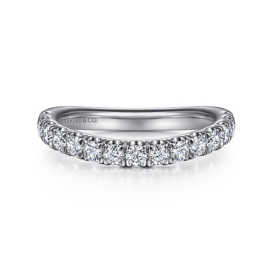 Gabriel - 14K White Gold Diamond Matching Wedding Band