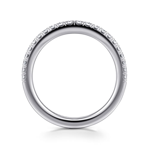 14K White Gold Diamond Matching Wedding Band