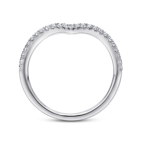 14K White Gold Diamond Matching Wedding Band 14K White Gold Diamond Matching Wedding Band