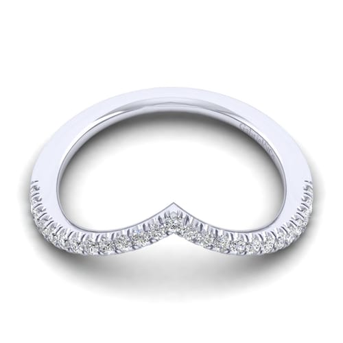 14K White Gold Diamond Matching Wedding Band 14K White Gold Diamond Matching Wedding Band