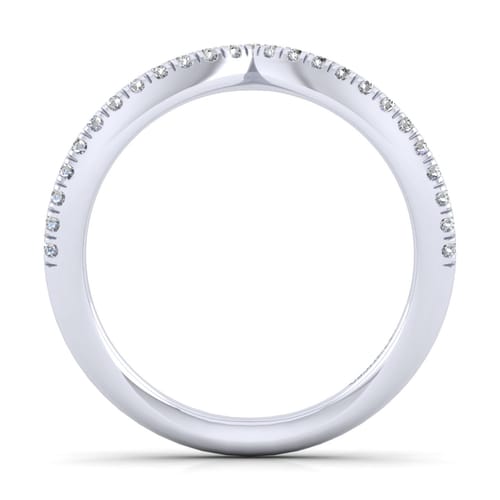 14K White Gold Diamond Matching Wedding Band 14K White Gold Diamond Matching Wedding Band