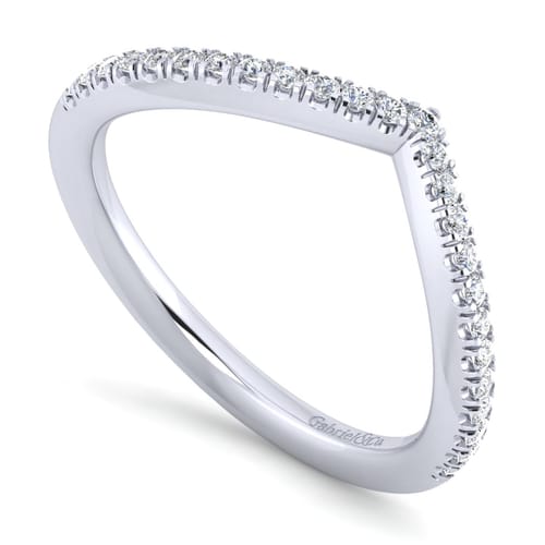 14K White Gold Diamond Matching Wedding Band 14K White Gold Diamond Matching Wedding Band