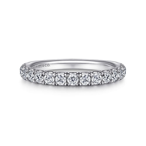 14K White Gold Diamond Matching Wedding Band