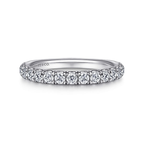 Gabriel - 14K White Gold Diamond Matching Wedding Band