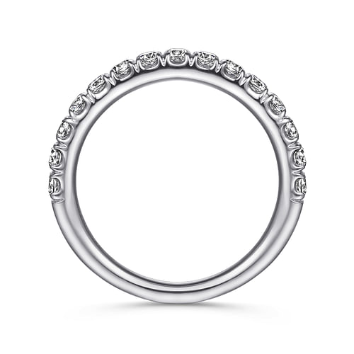 14K White Gold Diamond Matching Wedding Band