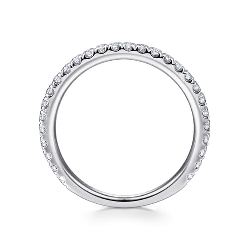 14K White Gold Diamond Matching Wedding Band 14K White Gold Diamond Matching Wedding Band
