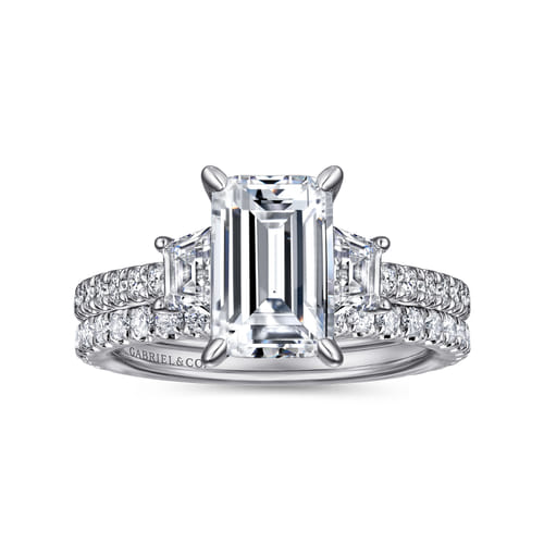 14K White Gold Diamond Matching Wedding Band 14K White Gold Diamond Matching Wedding Band