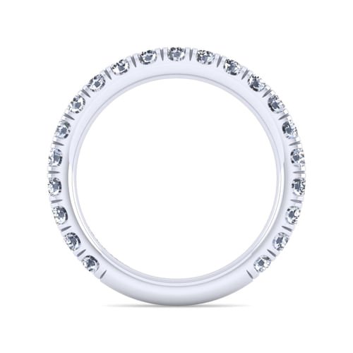 14K White Gold Diamond Matching Wedding Band