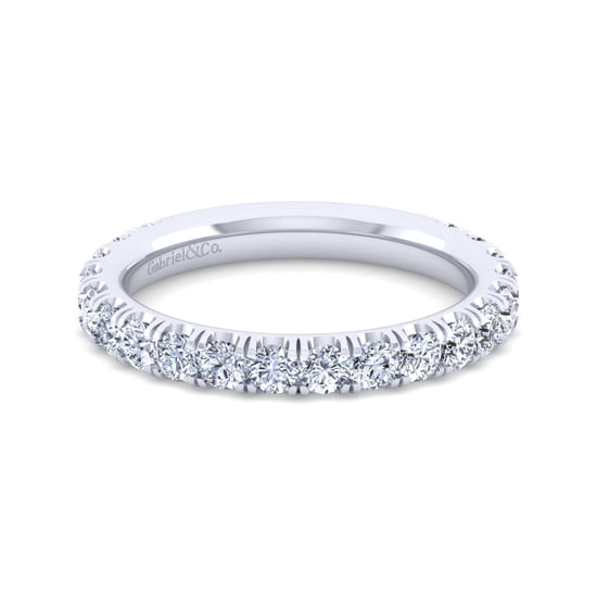 Gabriel - 14K White Gold Diamond Matching Wedding Band