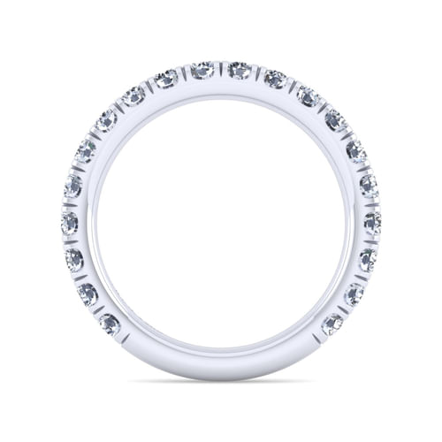 14K White Gold Diamond Matching Wedding Band