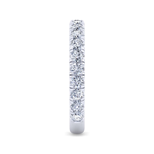 14K White Gold Diamond Matching Wedding Band