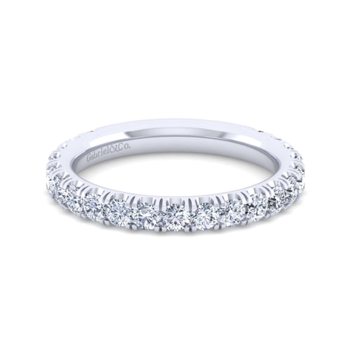 14K White Gold Diamond Matching Wedding Band