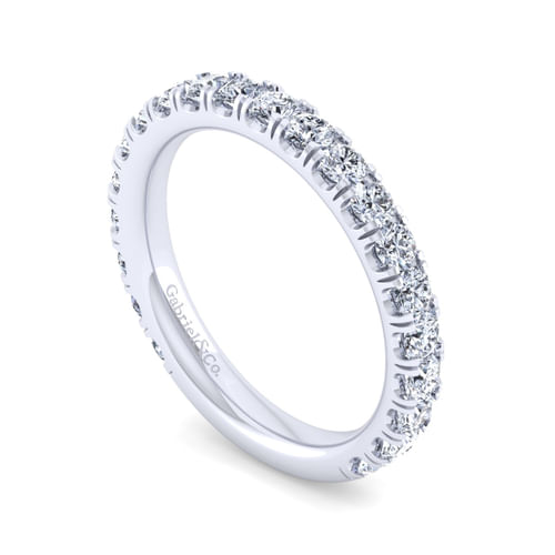14K White Gold Diamond Matching Wedding Band