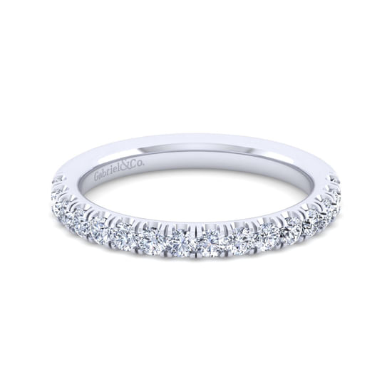 Gabriel - 14K White Gold Diamond Matching Wedding Band