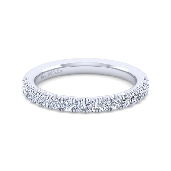 Gabriel - 14K White Gold Diamond Matching Wedding Band