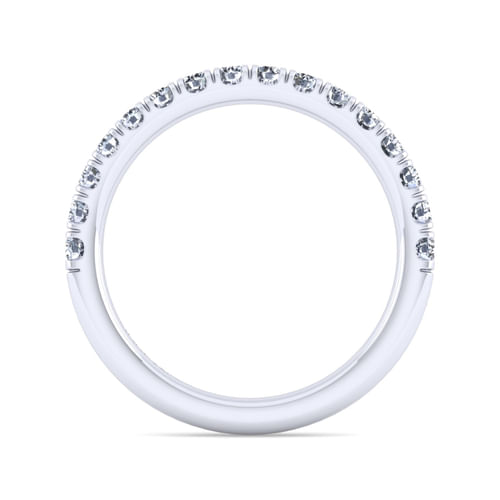 14K White Gold Diamond Matching Wedding Band