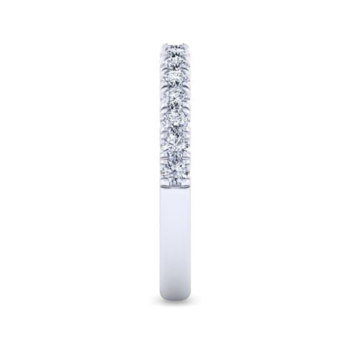 14K White Gold Diamond Matching Wedding Band