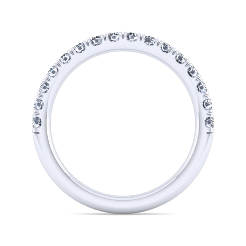 14K White Gold Diamond Matching Wedding Band