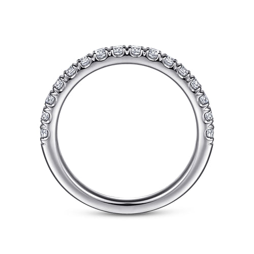 14K White Gold Diamond Matching Wedding Band