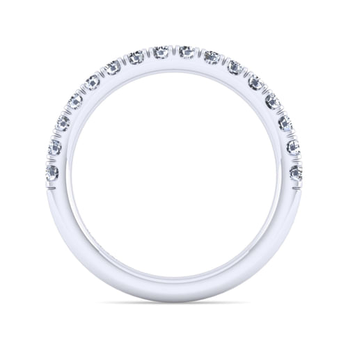 14K White Gold Diamond Matching Wedding Band
