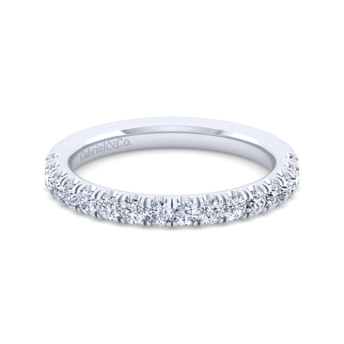 14K White Gold Diamond Matching Wedding Band