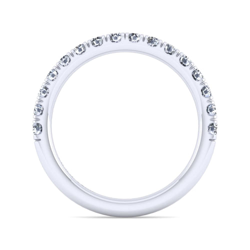 14K White Gold Diamond Matching Wedding Band